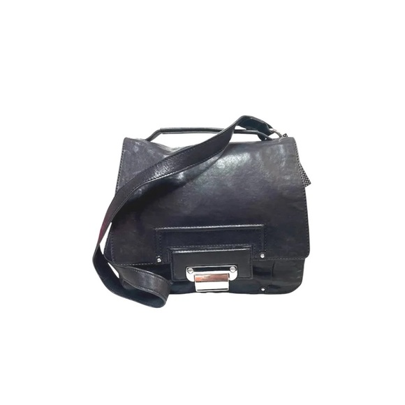 🖤Kooba Black Leather Bag with Silver Accent🖤 - Picture 1 of 8